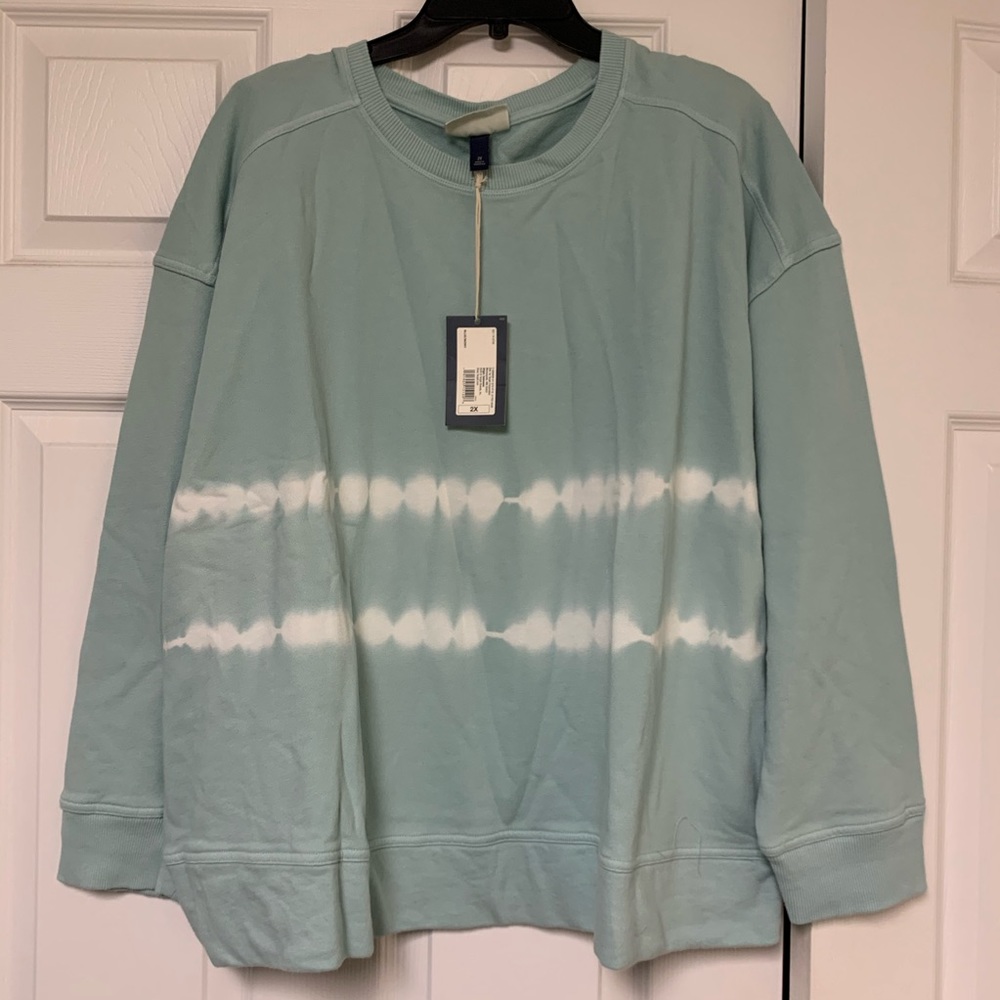 Tie dye sweater plus size 2X